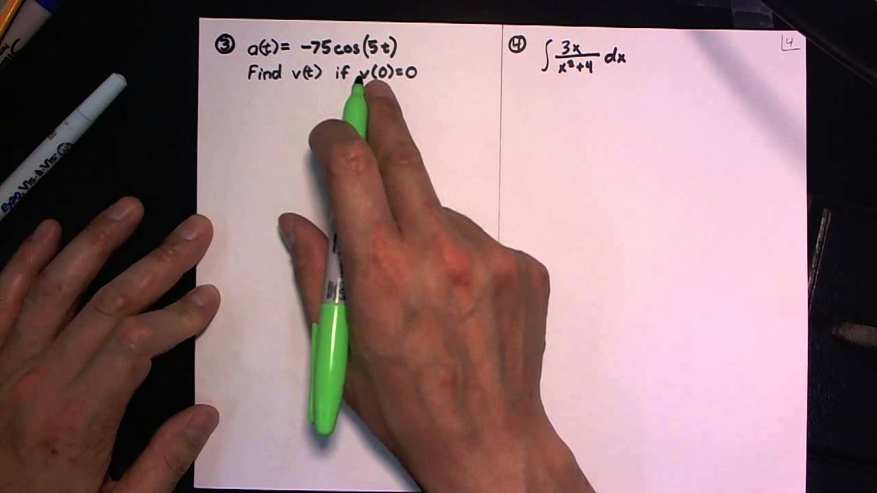 Alternate Method for U-Substitution - Part 2 - YouTube