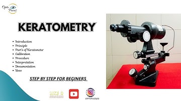 Keratometer/Keratometry | Principle |Parts | Calibration | Procedure| Interpretation #OptoFocus