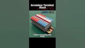 Terminal Block #jinh #ScrewlessTech #IndustrialInnovation