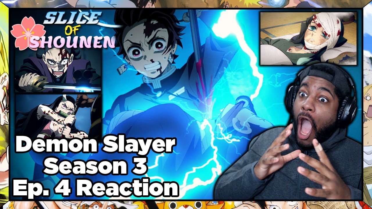 HE PUT HIS FOOT WHERE?!?! Demon Slayer Season 3 Ep 4 REACTION