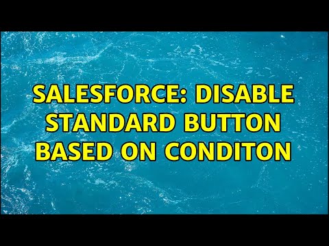 Salesforce: Disable Standard