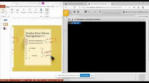 4. Bahasa Pemrograman C dan C++ - Perintah printf dan cout