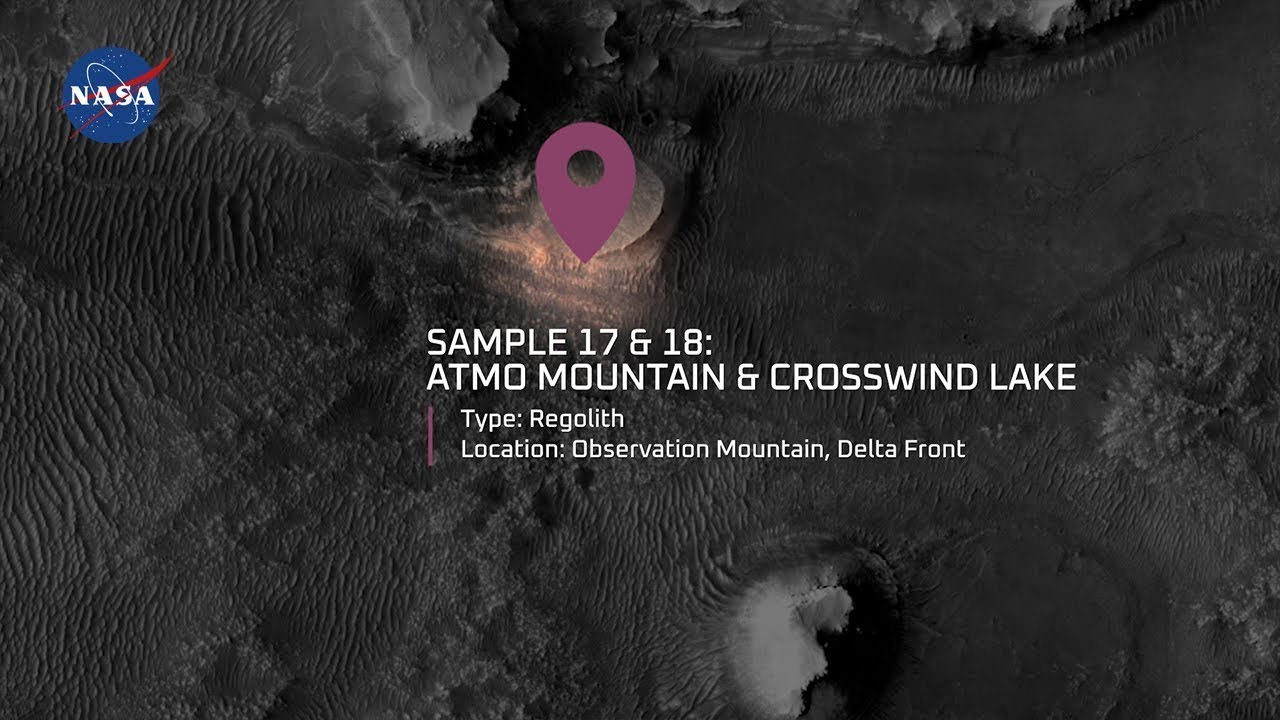Meet the Mars Samples  Atmo Mountain and Crosswind Lake Samples 17 and 18