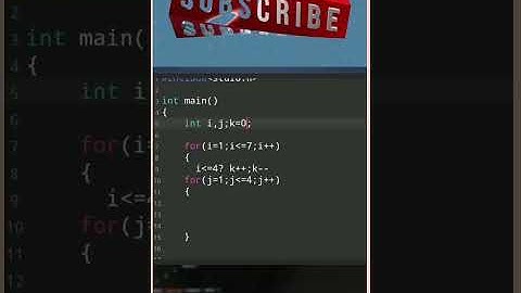C program to print Half diamond Star pattern || c programming language || #shorts #harrybhai