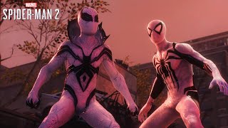 Peter And Miles Fights Symbiotes With The Anti Venom Suits - Marvel's Spider-Man 2 (4K 60fps)