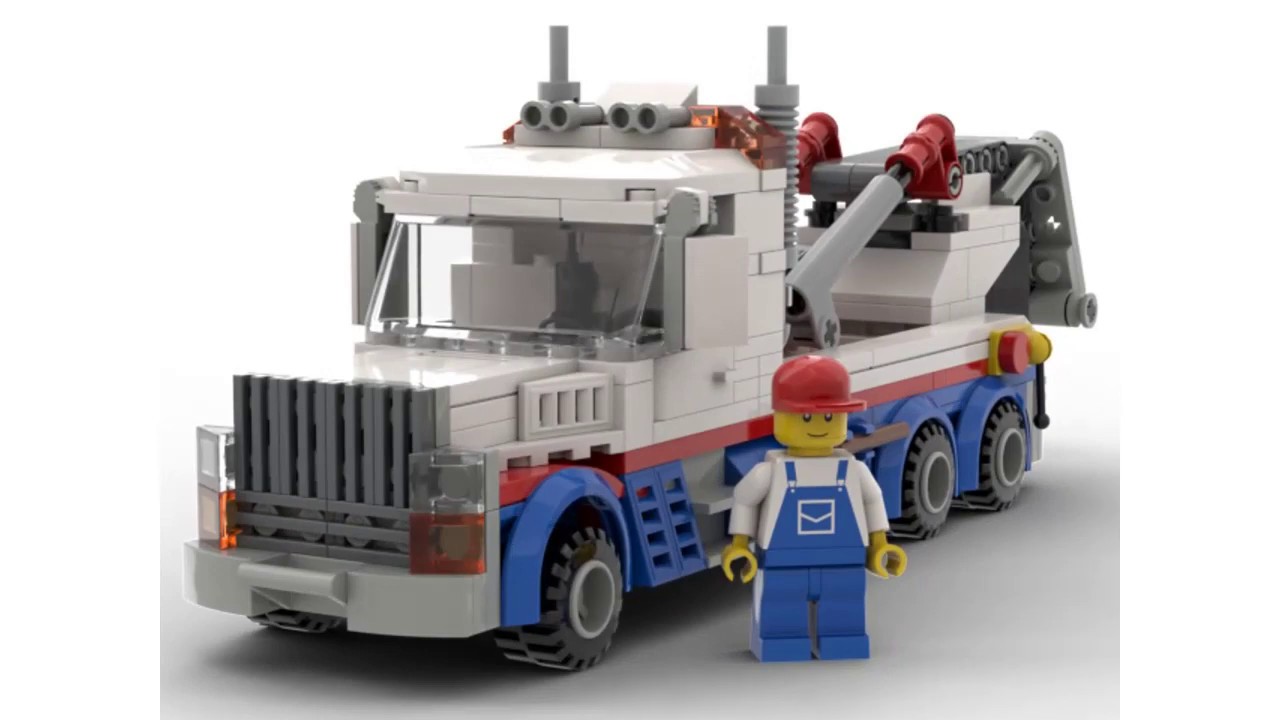 MOC Lego 1572 Super Tow Truck 1986-2019 - YouTube
