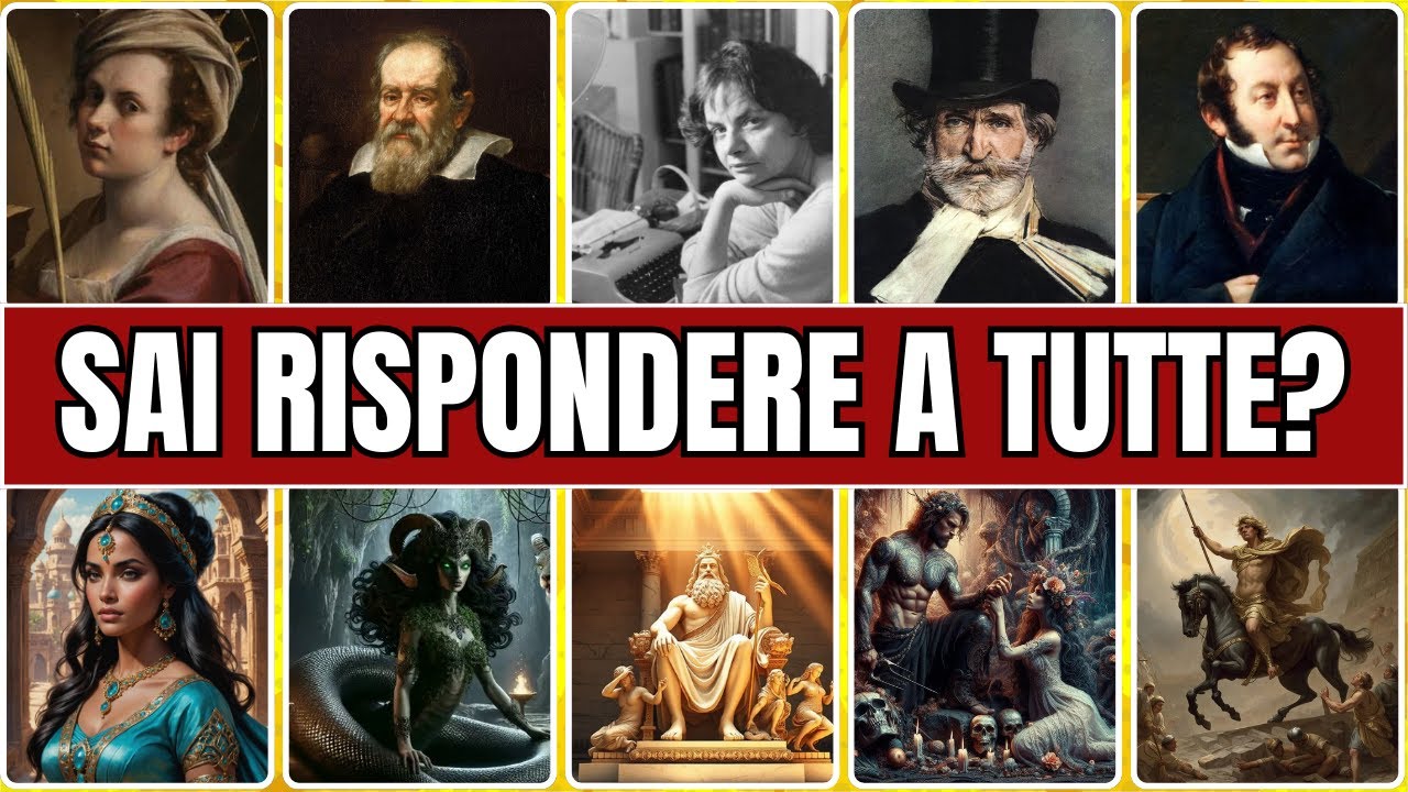 Solo 1 su 10 risponde a tutte le 50 domande! E tu ci riesci? | Quiz Cultura Generale