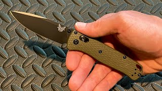 Benchmade Bugout SMKW Exclusive M4 OD Green G10 - Overview