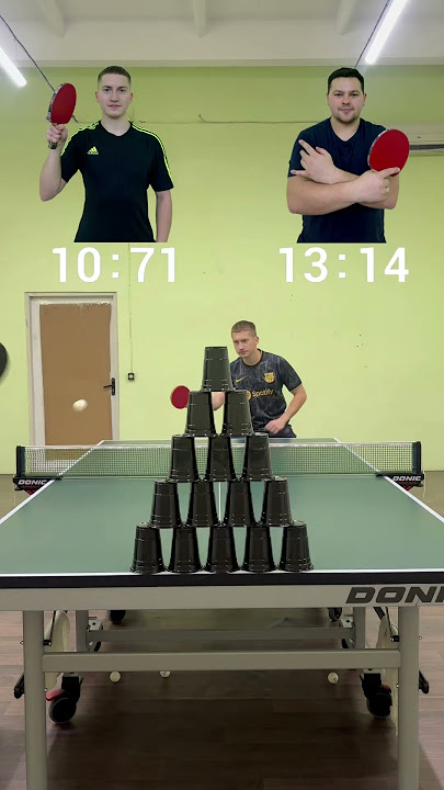 Ping pong: different levels / who is faster