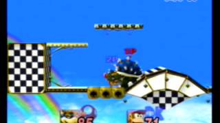 SSBB Bowser's Crazy Throw!!