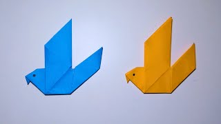 Easy paper bird Making। Paper origami bird Making। Easy paper toy। Paper bird। #papercraft #crafting