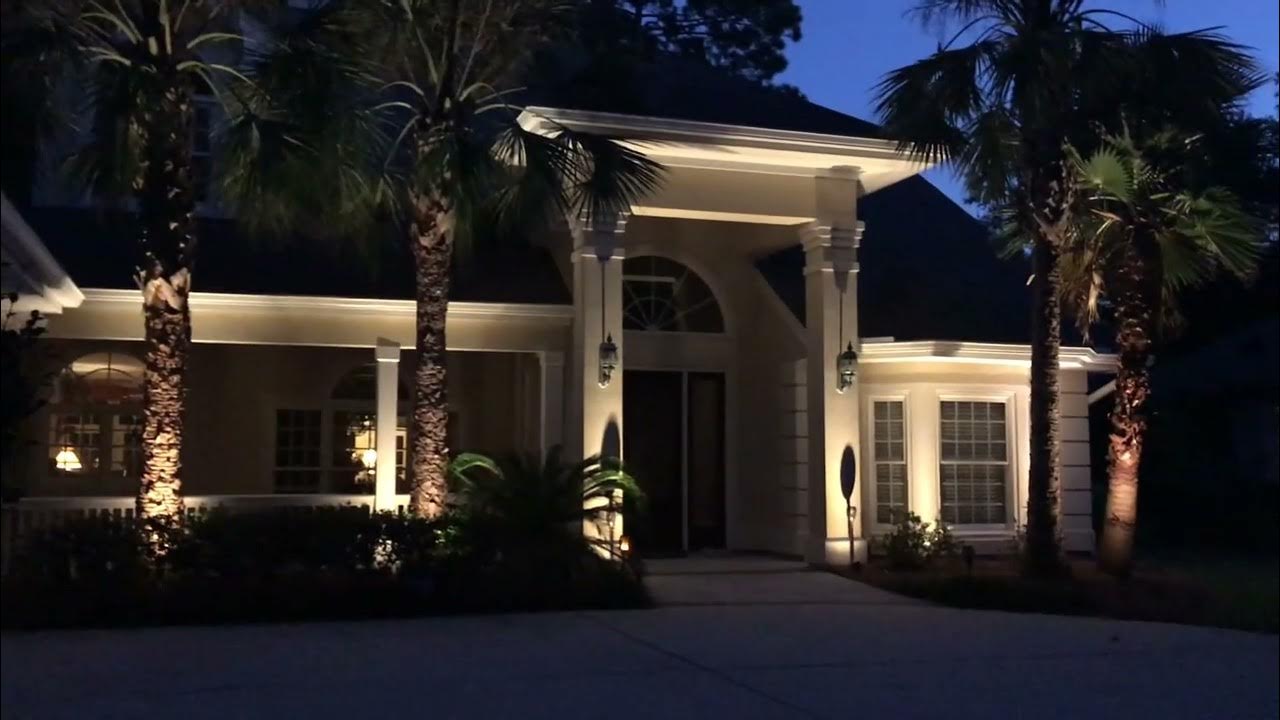 Outdoor Landscape Lighting Hilton Head Bluffton Beaufort SC YouTube