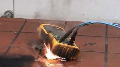 handheld multimeter fails