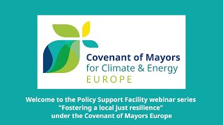 Policy Support Facility: Fostering a local just resilience - Day 3