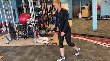 Reverse lunge val slide