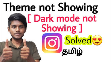 instagram theme change tamil / instagram theme not showing / instagram dark mode not showing tamil