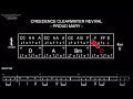 CREEDENCE CLEARWATER REVIVAL - Proud Mary [CHORD PROGRESSION + BASS TAB]