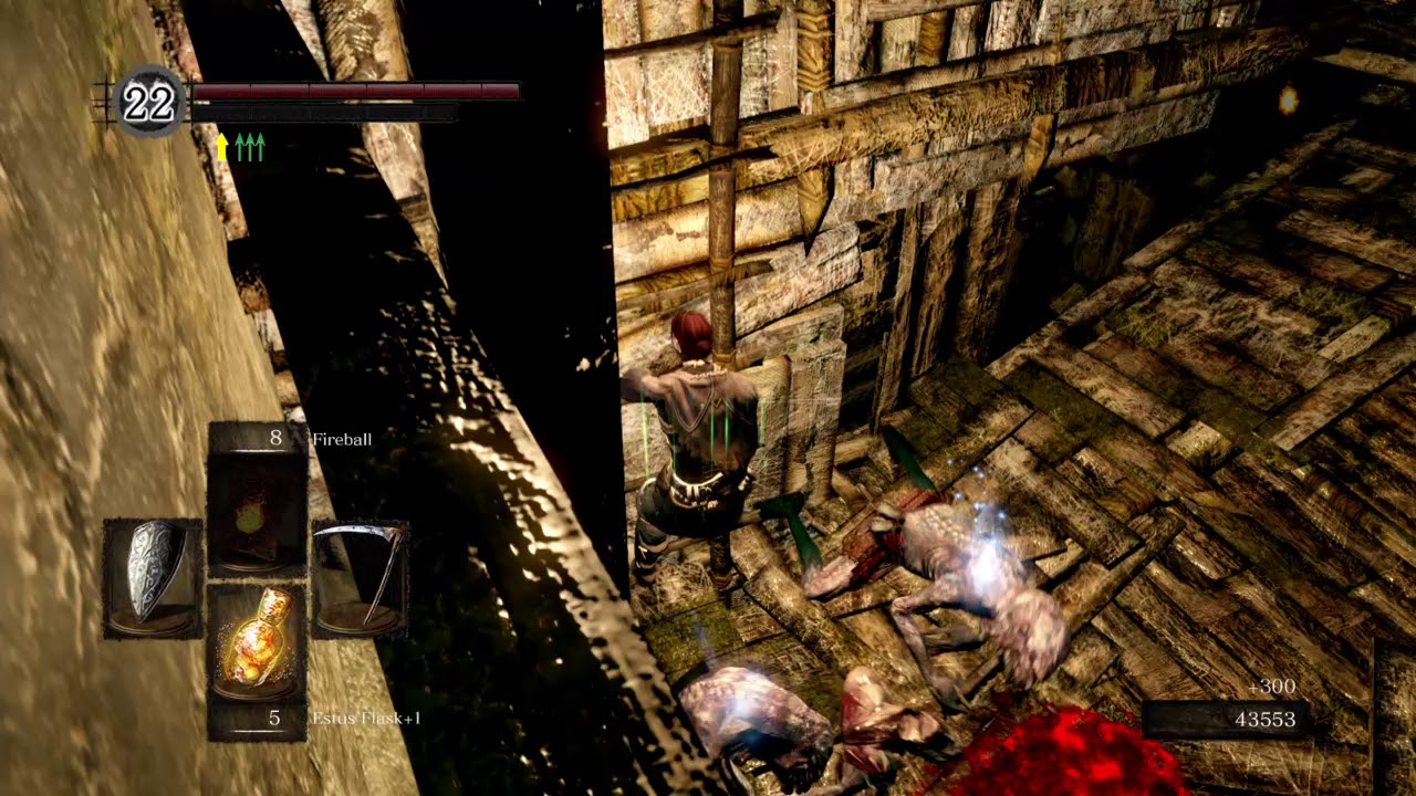 DARK SOULS My character how to climb ladders YouTube