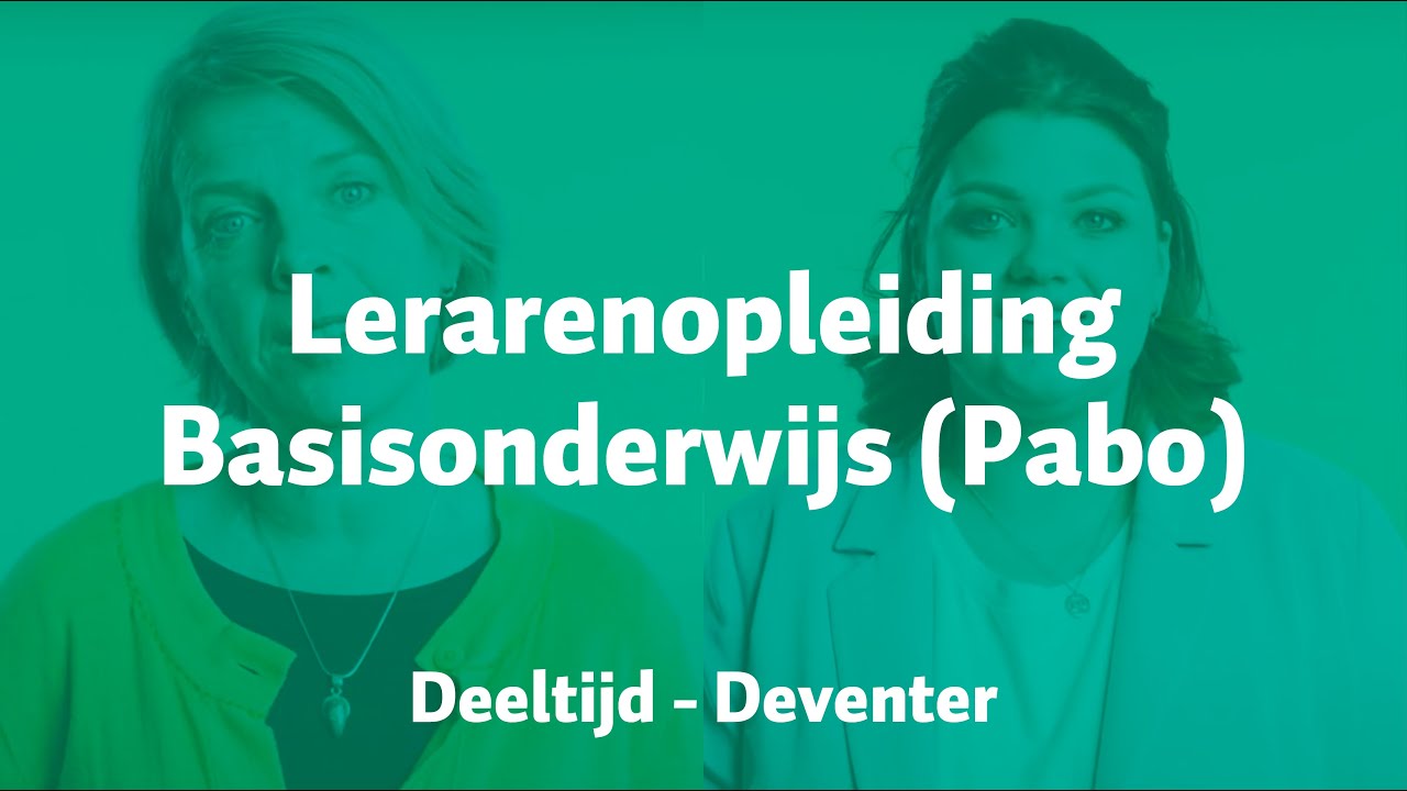 Deeltijd Lerarenopleiding Basisonderwijs (Pabo) | Hogeschool Saxion