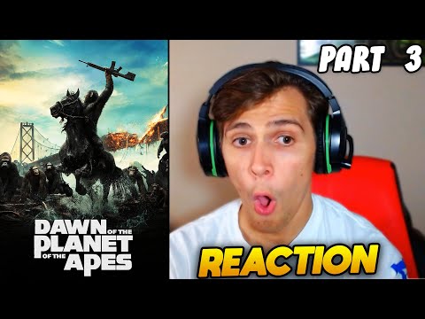 Dawn of the Planet of the Apes (2014) Movie REACTION!!! - Part 3 - (FIRST TIME WATCHING)