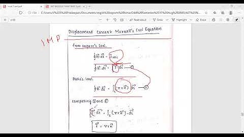 Applied Electromagnetic Theory KTU : EC 303 Module 1 for  for 23 09 2020