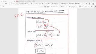 Applied Electromagnetic Theory KTU : EC 303 Module 1 for  for 23 09 2020