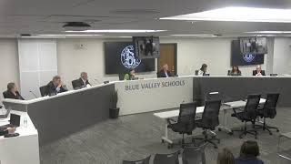 Blue Valley Board of Education Meeting 3-9-2026