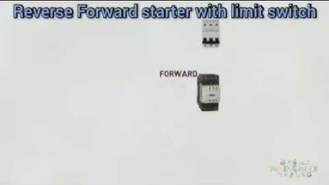 reverse forward starter with limit switch