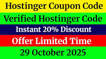 Hostinger Coupon Code Spectacular 2025 – Unlock Massive Hosting Discount Now