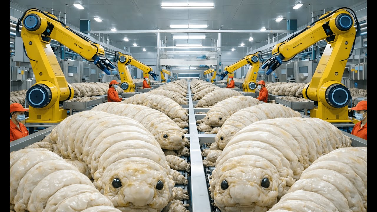 Inside a Silkworm Factory You’ve Never Seen Before | Full Process Step by Step