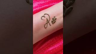 " A " #mehndi #art #mehandiartist #shorts #shortvideo #hennatattoodesign