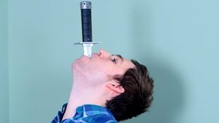 SWORD SWALLOWING ACCIDENT!