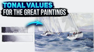 Tonal Values - the first step to the successful painting. Tonal Values that makes a great painting