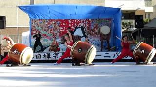 Zenshuji Soto Mission Zendeko Taiko Japanese Drum Performance.MOV