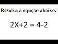 Como resolver uma equação do primeiro grau