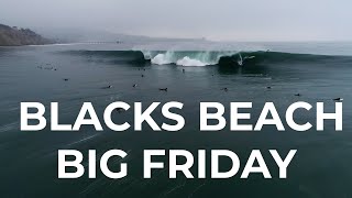 Blacks Beach XL Surfing Big Friday Dec 29, 2023