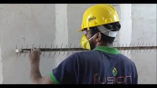 How to install AAC wall panel.