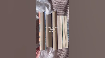 these books feel like a hug 🥰 #comfortbooks #booktube #booklove #bookish #cozybooks #cozyvibes