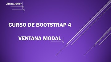Curso de Bootstrap 4: Ventana modal.