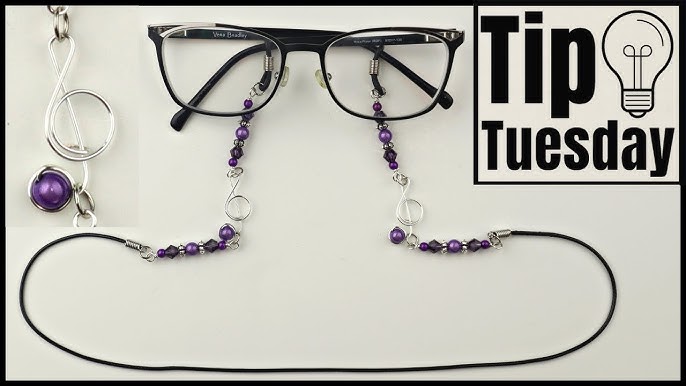 How to Make Beaded Eyeglass Holders 
