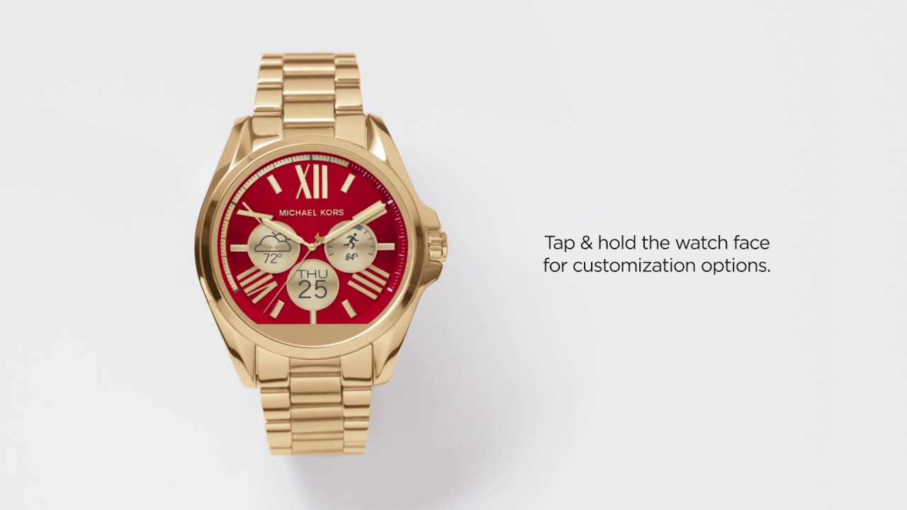 watch faces for michael kors smartwatch