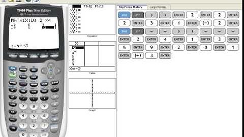 Basic Matrix Operations on the TI-83/84