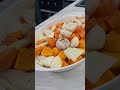 Тыквенный суп-пюре с креветками