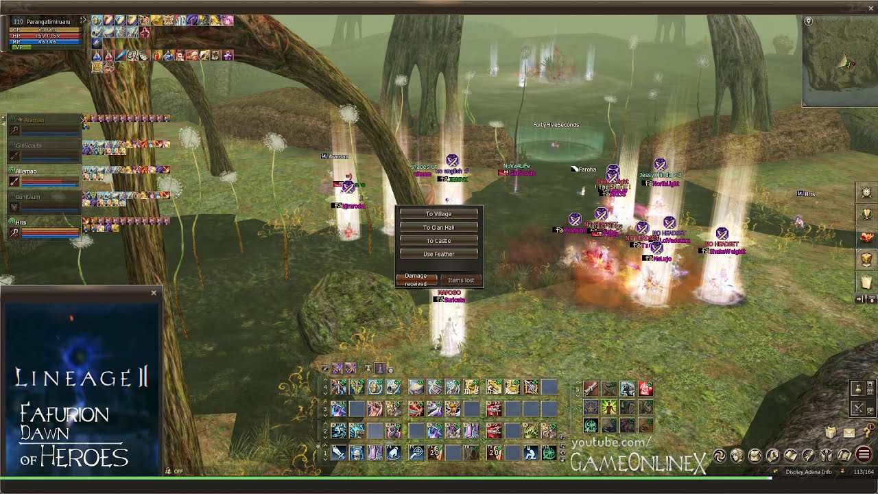 Swamps of Screams PVP MS vs FS Lineage 2 Oficial server Chronos