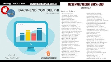 Desenvolvedor Back End Delph - Aula 03 - Servidor de Banco Local