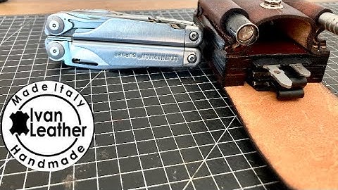 EDC pouch Leatherman surge PATTERN #leatherpattern#leatherman#pattern #leathersheath#diytutorial