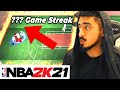 I GOT MY BIGGEST WIN STREAK EVER in NBA 2K21 (UNBELIEVABLE!)