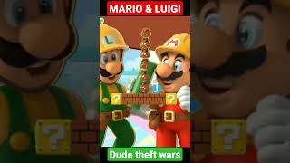 Super Mario Bros 2023 Mario Luigi Lost In Dude Theft Wars World Short 1 