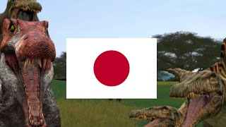 We are number one Spinosaurus But it's Japanese