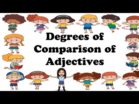 Degrees Of Comparison Of Adjectives English Grammar Teacher Beth Class TV